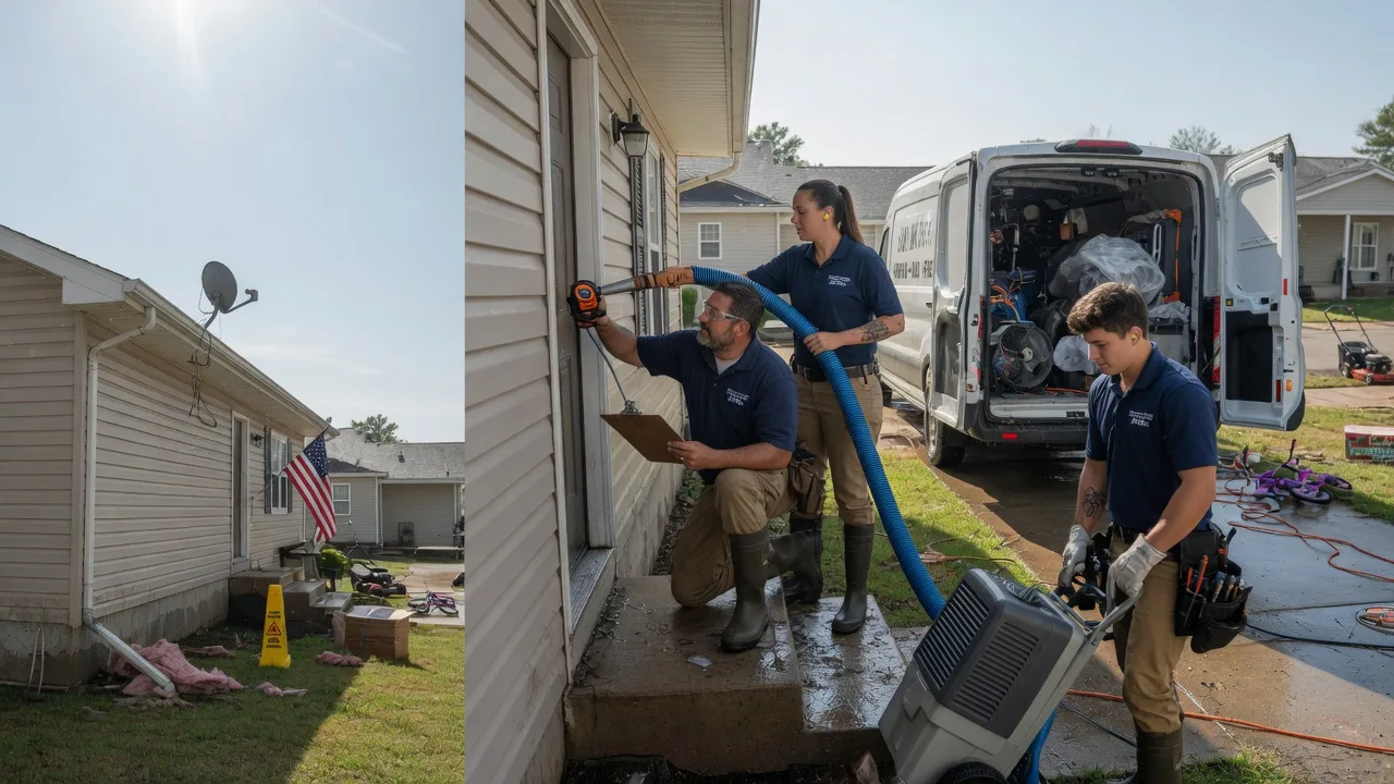Ceiling Water Damage Restoration in Richlands, NC near me